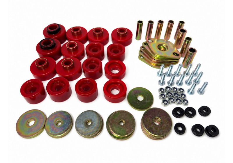

Energy Suspension 4.4126R - ENG4.4126R - Energy Suspension 2010-14 Ford Raptor / 09-14 F-150 Body Mount Set - Red - Shipped in Europe - Tuningsupply.com
