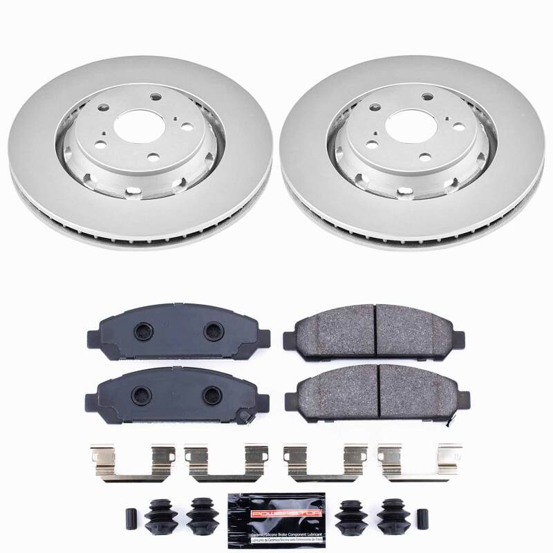 

PowerStop CPK5865-23 - PSBCPK5865-23 - Power Stop 09-16 Toyota Venza Front Z23 Coated Brake Kit - Shipped in Europe - Tuningsupply.com
