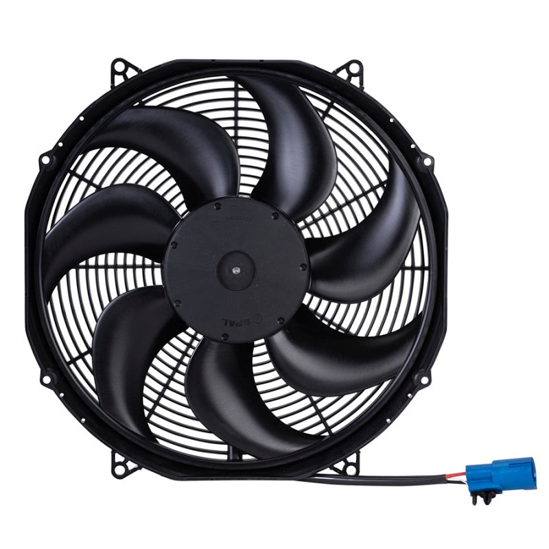 

SPAL 30107125-PKG - SPL30107125-PKG - SPAL 300W 15.2in Flush Mount Brushless Fan w/Jumper Harness - Shipped in Europe - Tuningsupply.com
