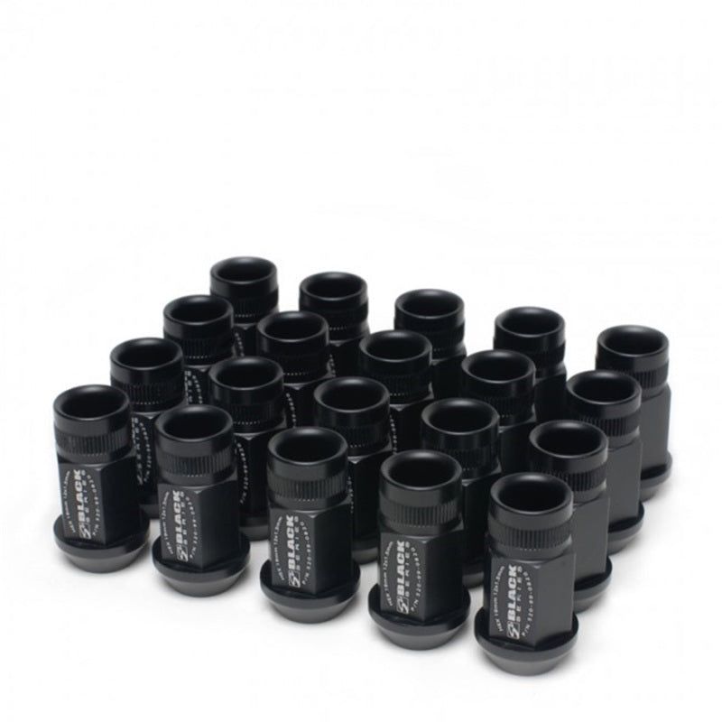 Skunk2 12 x 1.5 Forged Lug Nut Set (Black Series) (16 Pcs.)-Lug Nuts-Skunk2 Racing-SKK520-99-0853-SMINKpower Performance Parts