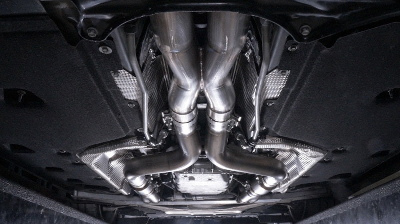 

Stainless Works  - SSWCTSV16HCAT - Stainless Works 2016-18 Cadillac CTS-V Sedan Headers 2in Primaries 3in Catted Leads Into X-Pipe - Shipped in Europe - Tuningsupply.com
