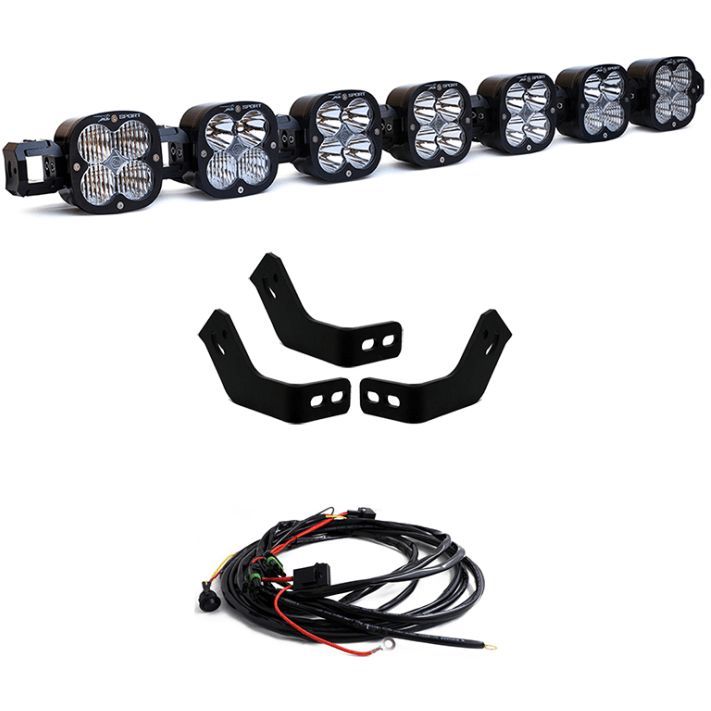 Baja Designs Prinsu Roof Rack 7 XL Linkable Light Kit (Fits Any Prinsu Rack)-tuningsupply.com