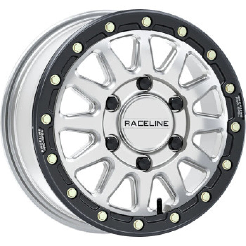 
  

Raceline A14SB-56560+74 - RCLA14SB-56560+74 - Raceline A14BG Alpha 15x6.5in/6x139.7 BP/74mm Offset/78.1mm Bore - Silver & Blk Ring Beadlock Wheel - Shipped in Europe - Tuningsupply.com

