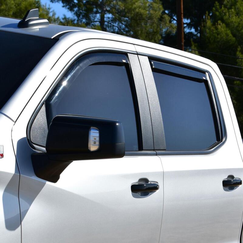

Westin 72-39429 - WES72-39429 - Westin 19-21 Chevy Silverado Crew Cab Pickup In-Channel Wind Deflector 4pc - Smoke - Shipped in Europe - Tuningsupply.com
