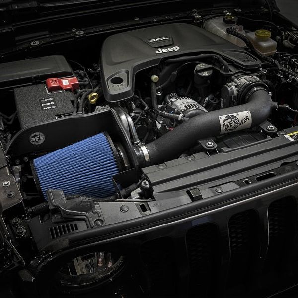 aFe Magnum FORCE Stage-2 XP Pro 5R Cold Air Intake System 2018+ Jeep Wrangler (JL) V6 3.6L-tuningsupply.com