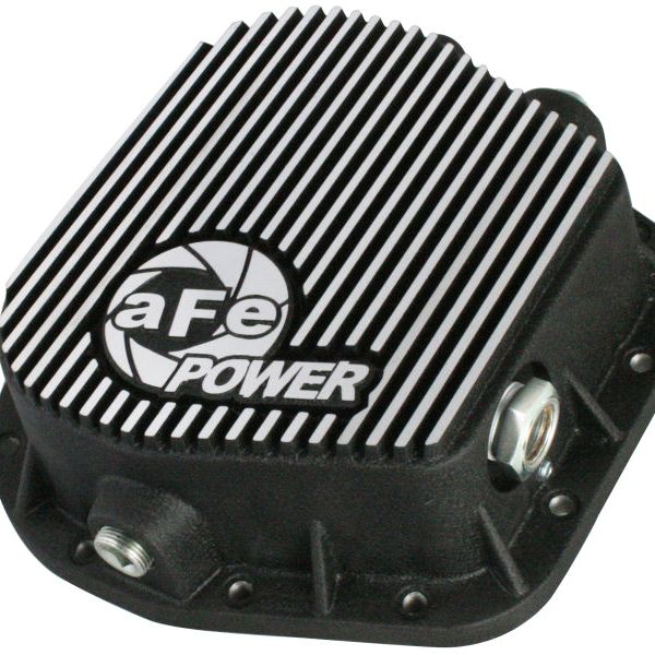 aFe Power Rear Differential Cover (Machined) 12 Bolt 9.75in 11-13 Ford F-150 EcoBoost V6 3.5L (TT)-tuningsupply.com