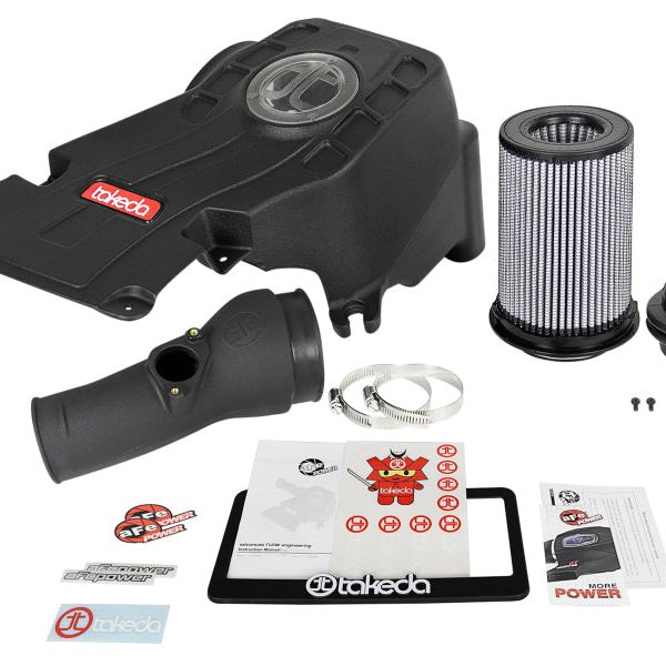 aFe Takeda Momentum Pro Dry S Cold Air Intake System 2018 Honda Accord I4 1.5L (t)-tuningsupply.com