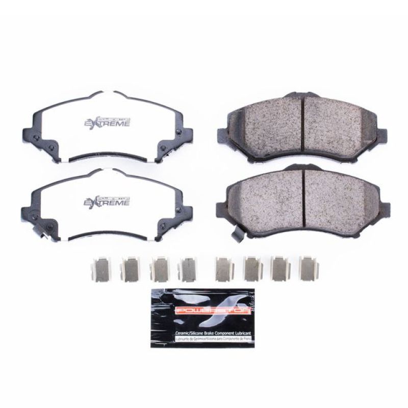 Power Stop 07-18 Jeep Wrangler Front Z36 Truck & Tow Brake Pads w/Hardware-tuningsupply.com