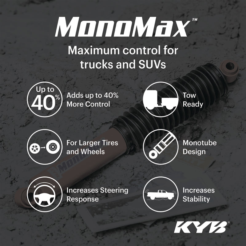 

KYB 565133 - KYB565133 - KYB Shocks & Struts MonoMax Shock Rear 07-13 Toyota Tundra 2WD/4WD - Shipped in Europe - Tuningsupply.com
