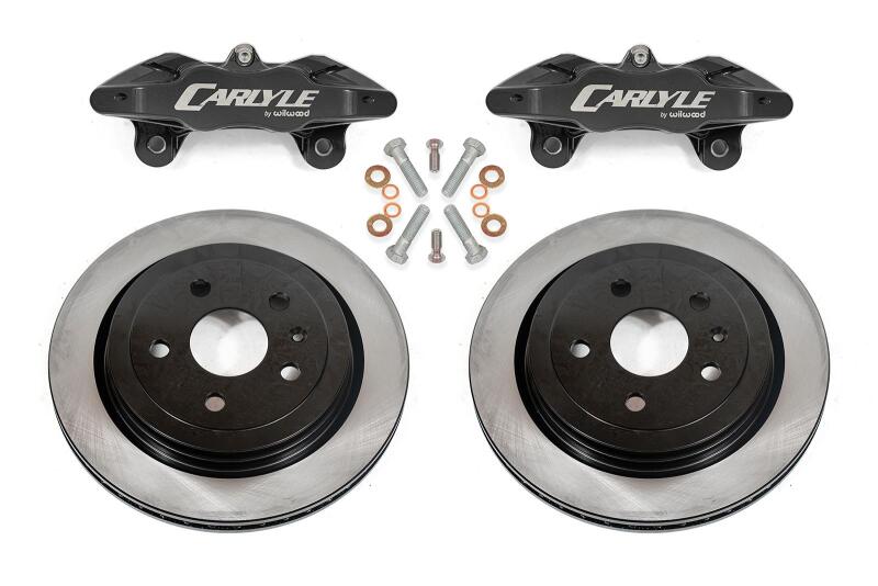 BMR 14-19 Chevrolet Corvette C7 Brake Kit For 15in Conversion Solid Rotors Black Calipers-tuningsupply.com