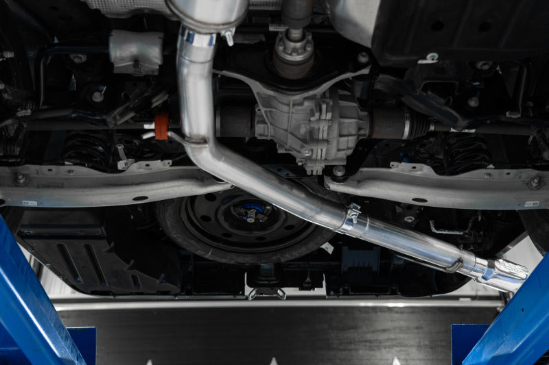 MBRP 2022+ Ford Maverick T304 4in OD Tip Single Side Exit 3in Cat Back Exhaust-tuningsupply.com