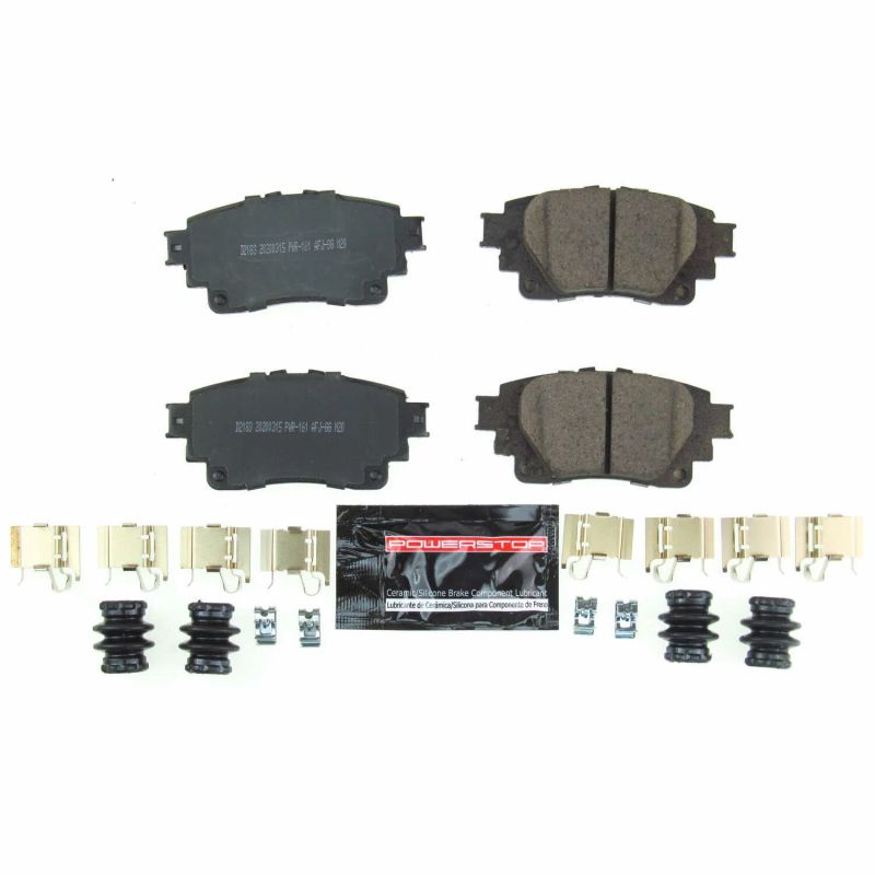 Power Stop 2019 Toyota Corolla Rear Z23 Evolution Sport Brake Pads w/Hardware-tuningsupply.com