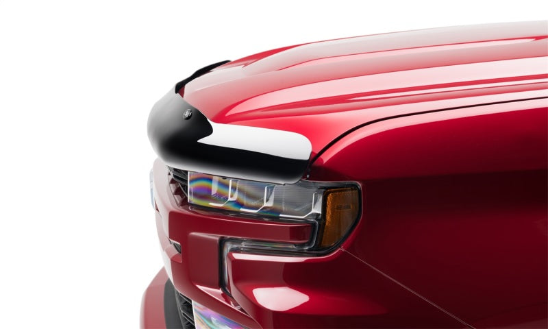 AVS 16-18 Chevy Silverado 1500 High Profile Bugflector II Hood Shield - Smoke-tuningsupply.com