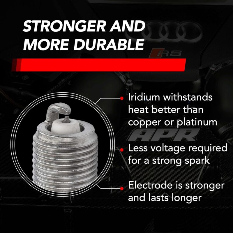 

APR Z1003101 - APRZ1003101 - APR EA888.1/2/EA837/EA113 Iridium Pro Spark Plug - Heat Range 9 - 14mm x 19mm x 16mm - SINGLE - Shipped in Europe - Tuningsupply.com
