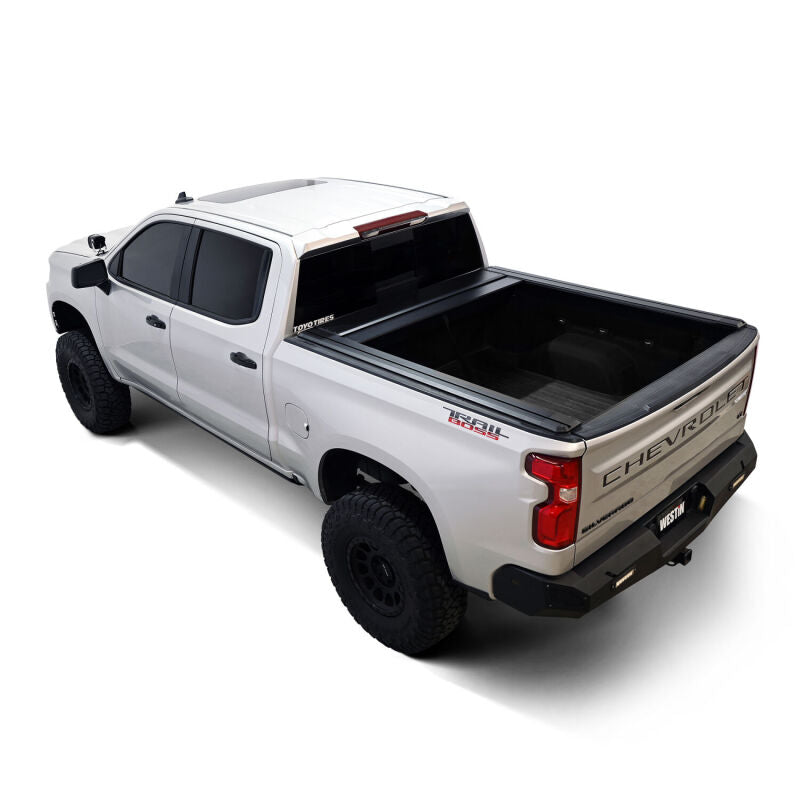 

Westin 19-64745 - WES19-64745 - Westin 19-26 GM  Silverado/Sierra 1500 5ft 8in Bed Manual Retractable Tonneau Cover - Black - Shipped in Europe - Tuningsupply.com
