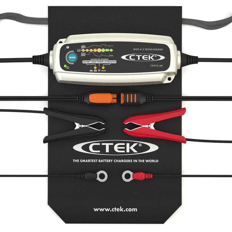 CTEK Battery Charger - MUS 4.3 Test & Charge - 12V-tuningsupply.com