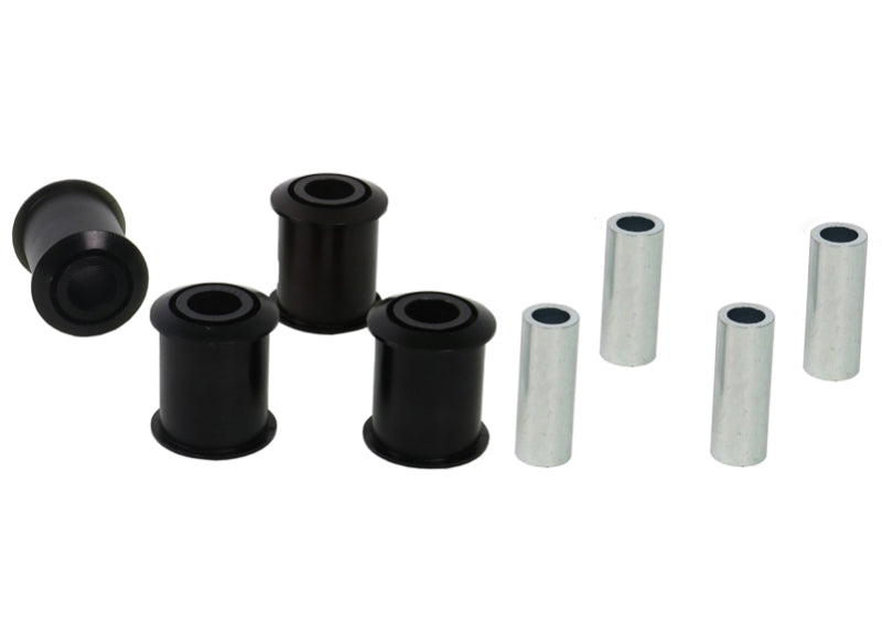 

Whiteline W53637 - WHLW53637 - Whiteline Front Lower Control Arm Forward Bushing Kit - Shipped in Europe - Tuningsupply.com

