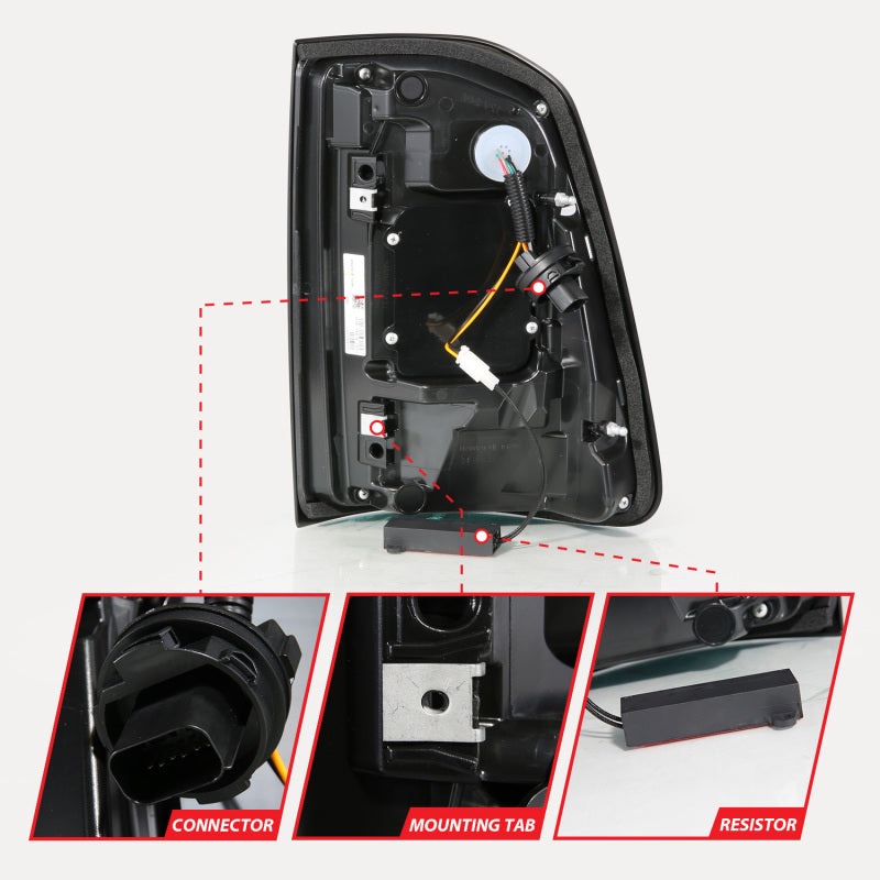 

ANZO 311480A - ANZ311480A - ANZO 19-24 RAM 1500 (Factory Halogen Models) Full LED Tail Lights SeqSig Black - Pair - Shipped in Europe - Tuningsupply.com
