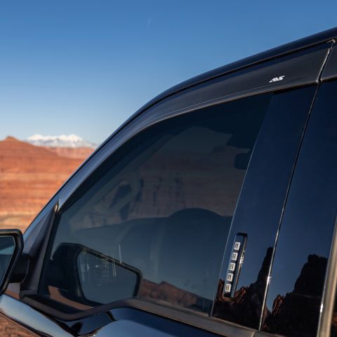 AVS 22-24 Rivian R1T Ventvisor Low Profile Deflectors 4pc - Smoke-tuningsupply.com