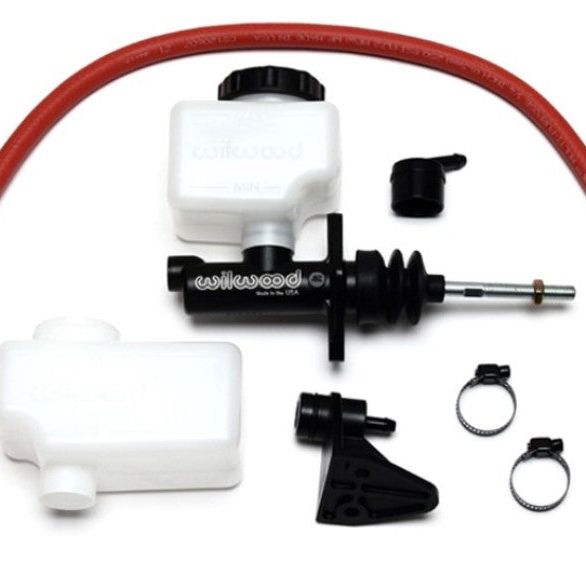 Wilwood Short Remote M/C Kit 5/8in Bore 3/8in-24 Banjo Outlet-Brake Master Cylinder-Wilwood-WIL260-13618-SMINKpower Performance Parts