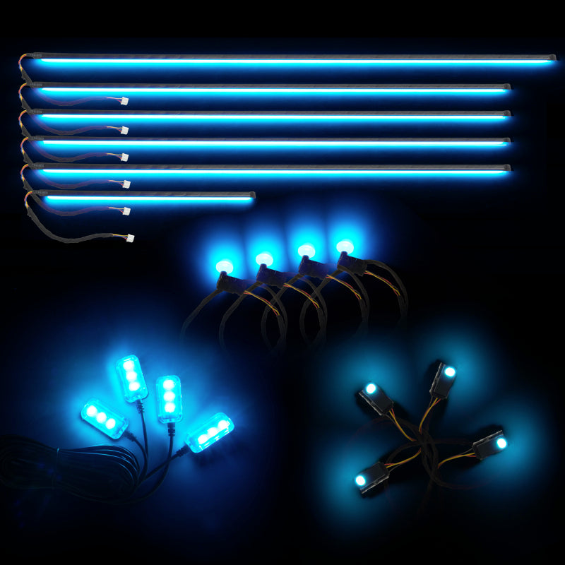

ORACLE Lighting 4240-332 - ORL4240-332 - Oracle Lighting Dynamic Colorshift 18 Piece Universal Full LED Interior Dash Board Kit - Shipped in Europe - Tuningsupply.com
