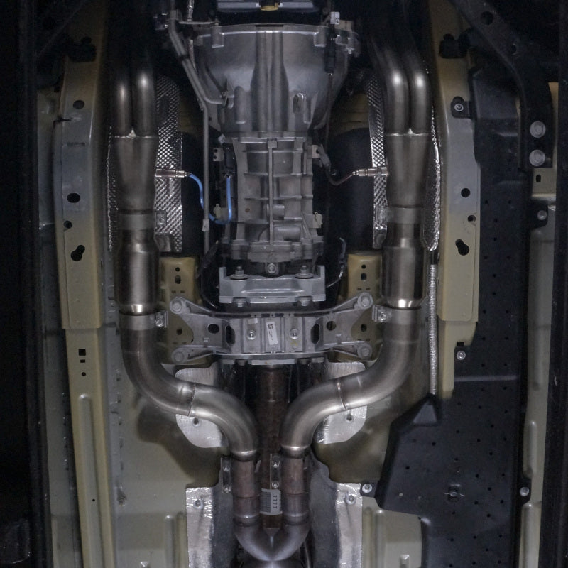 

Stainless Works GT350HCAT - SSWGT350HCAT - Stainless Works 2015+ Ford GT350 Headers 1-7/8in Primaries High-Flow Cats 3in Collectors - Shipped in Europe - Tuningsupply.com
