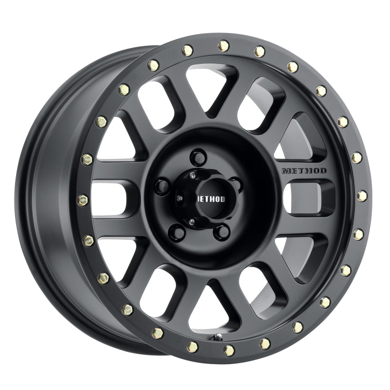 
  

Method Wheels  - MRWMR30978550500 - Method MR309 Grid 17x8.5 0mm Offset 5x5 94mm CB Matte Black Wheel - Shipped in Europe - Tuningsupply.com

