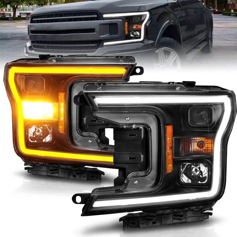 
  

ANZO  - ANZ111509 - ANZO 2018-2020 Ford F-150 Projector Headlight w/ Plank Style Switchback Black Housing - Shipped in Europe - Tuningsupply.com

