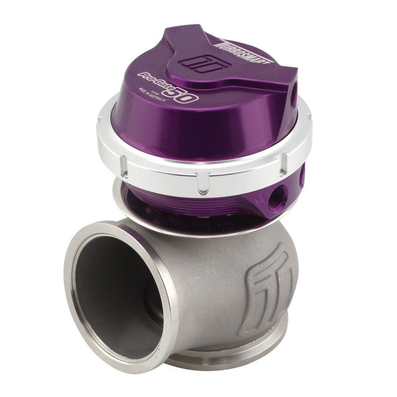 Turbosmart WG50 Gen V Pro-Gate 50 14psi Purple-Wastegates-Turbosmart-TURTS-0554-1013-SMINKpower Performance Parts