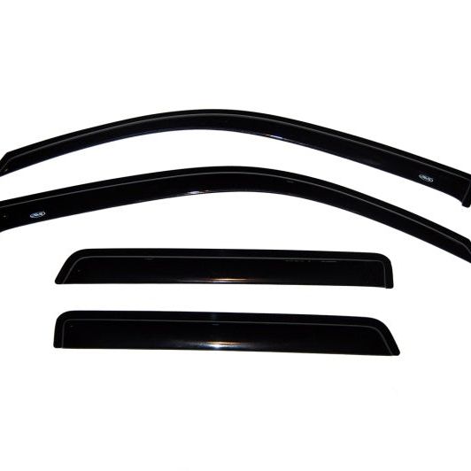 AVS 02-09 Chevy Trailblazer Ventvisor Outside Mount Window Deflectors 4pc - Smoke-tuningsupply.com