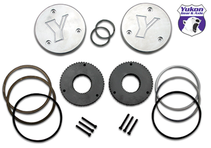 

Yukon Gear & Axle YHC50001 - YUKYHC50001 - Yukon Gear Hardcore Drive Flange Kit For Dana 44 / 30 Spline Outer Stubs. Yukon Engraved Caps - Shipped in Europe - Tuningsupply.com
