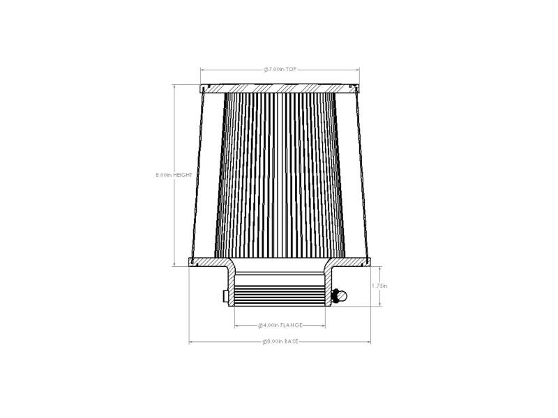 

aFe 21-90009V - AFE21-90009V - aFe Magnum FORCEintake Replacement Air Filter w/ D2 Dura-Dry Media 4in F x 8in B x 7in T x 8inH - Shipped in Europe - Tuningsupply.com
