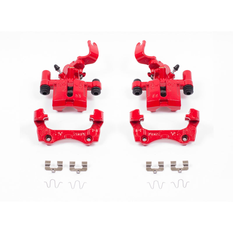 Power Stop 94-97 Mazda Miata Rear Red Calipers w/Brackets - Pair-tuningsupply.com