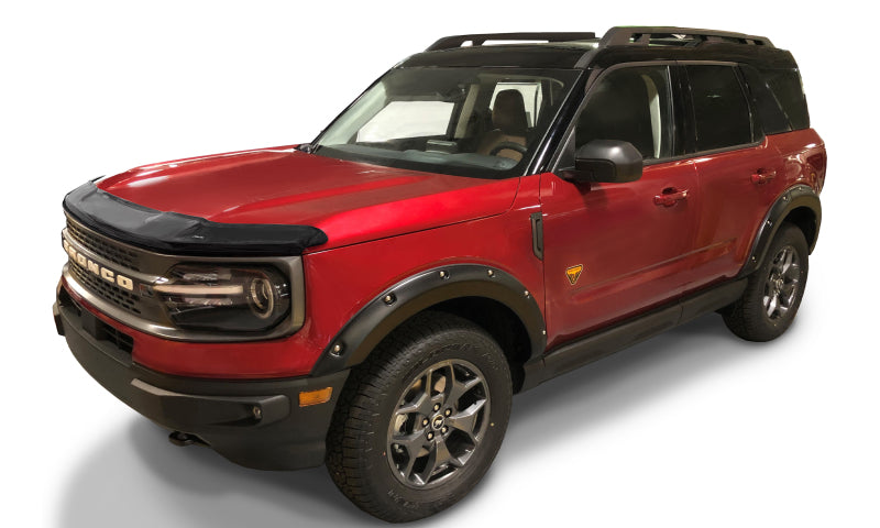 AVS 21-22 Ford Bronco High Profile Bugflector II Hood Shield - Smoke-tuningsupply.com