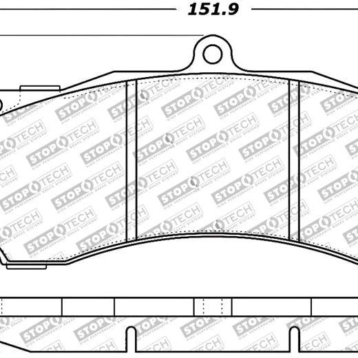 StopTech Performance ST-60 Front or Rear Caliper Brake Pads