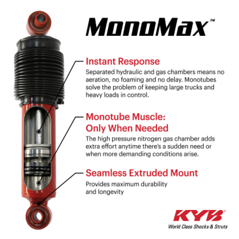 

KYB 5650023 - KYB5650023 - KYB 19-21 Chevrolet Silverado 1500 / GMC Sierra 1500 w/ Z85 (Increased Capacity) MonoMax Rear Shock - Shipped in Europe - Tuningsupply.com
