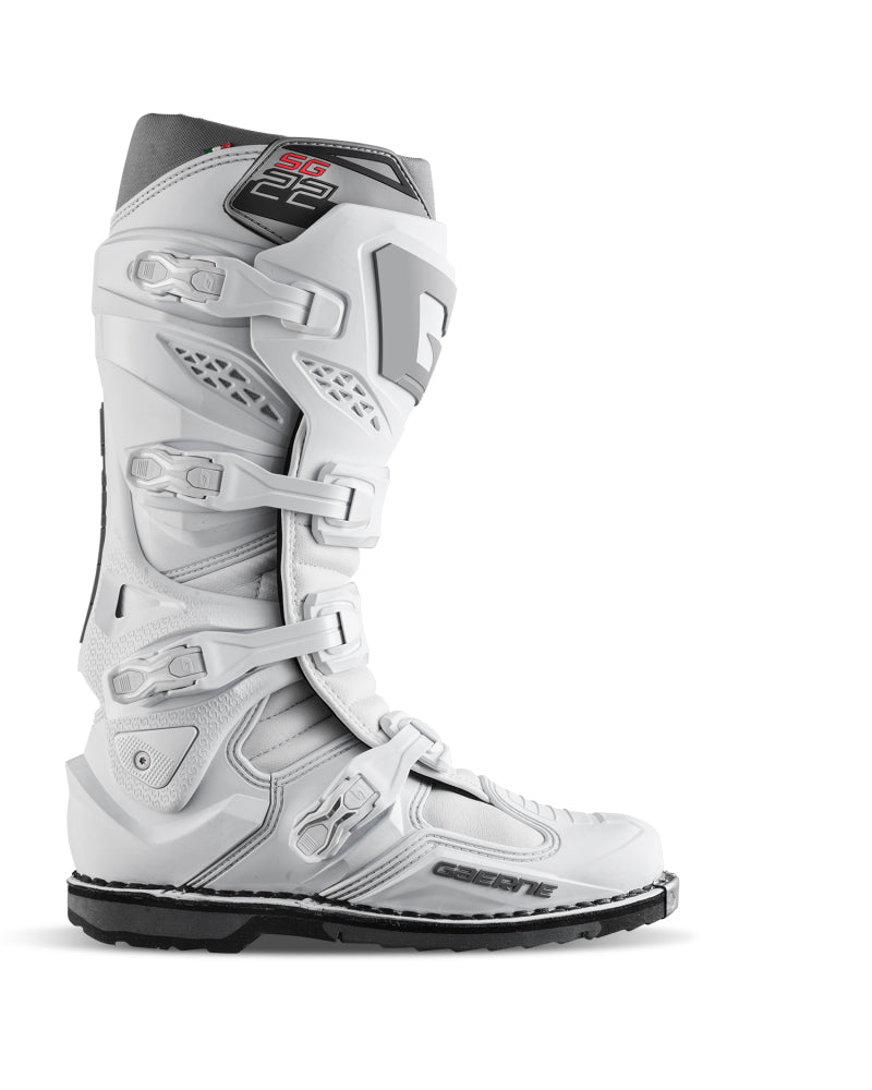 Gaerne SG22 Boot White Size - 12-tuningsupply.com