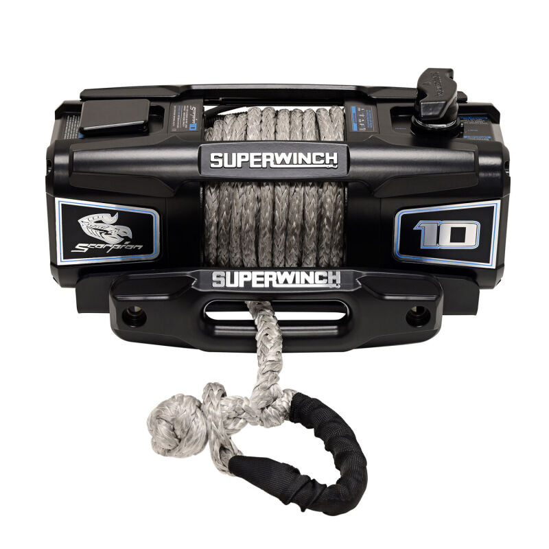 
  

Superwinch 1155401 - SUW1155401 - Superwinch 10000 LBS 12V DC 3/8in x 54ft Synthetic Rope Scorpion 10000SR Winch - Black Powdercoat - Shipped in Europe - Tuningsupply.com

