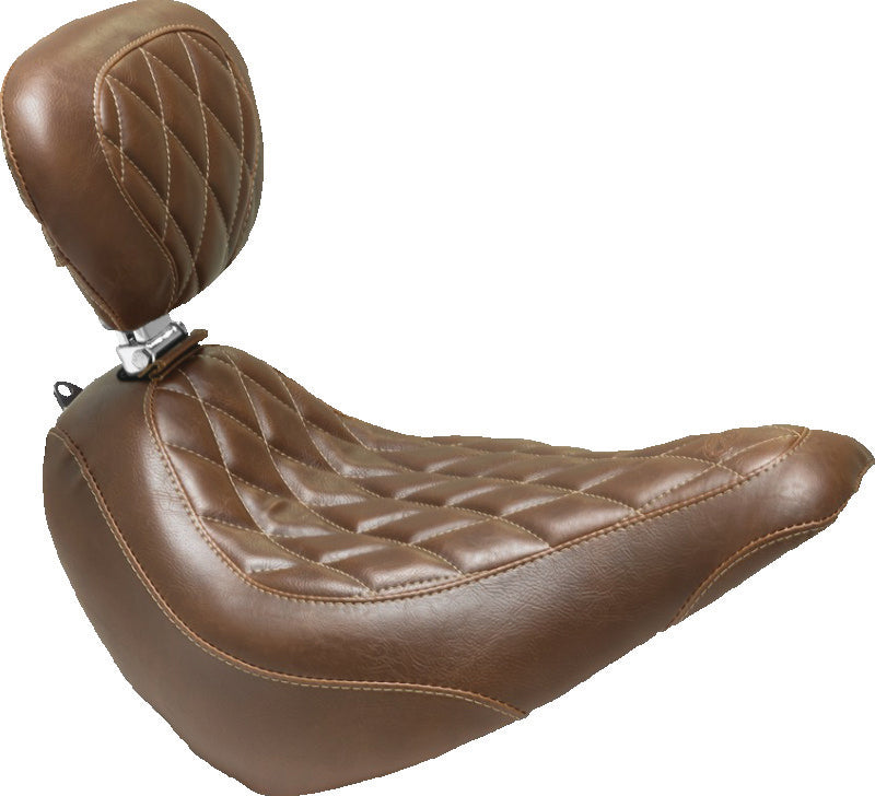 

Mustang Motorcycle 83031 - MMP83031 - Mustang 18-21 Harley Street Bob Wide Tripper Solo Seat w/Driver Backrest Diamond Stitch - Brown - Shipped in Europe - Tuningsupply.com
