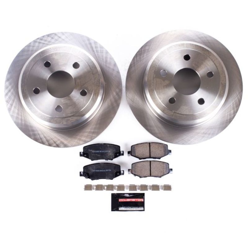 Power Stop 07-17 Jeep Wrangler Rear Autospecialty Brake Kit-tuningsupply.com