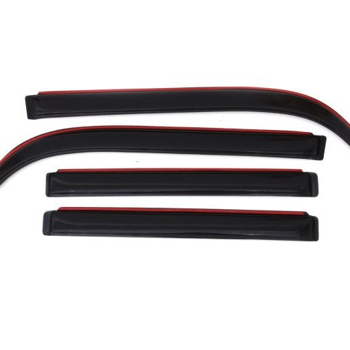 AVS 04-06 Scion XB Ventvisor In-Channel Front & Rear Window Deflectors 4pc - Smoke-tuningsupply.com