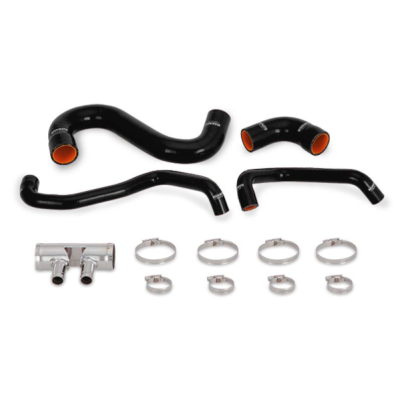 Mishimoto 2015+ Ford Mustang GT Silicone Lower Radiator Hose - Black-tuningsupply.com