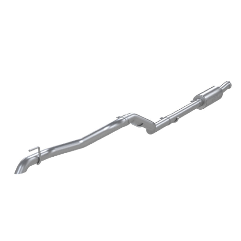 MBRP 2020 Jeep Gladiator 3.6L 2.5in Single Rear Exit Cat Back Exhaust - Aluminized (Off-Road)-tuningsupply.com