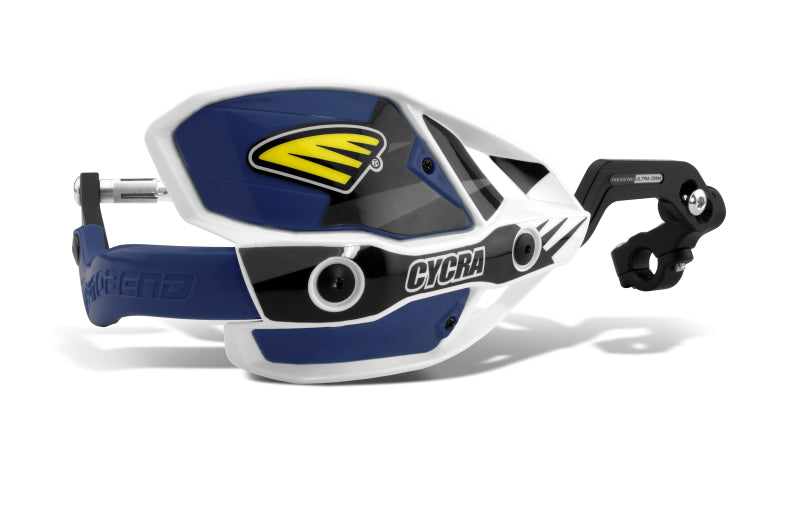 Cycra CRM Ultra 1-1/8 in. Clamp w/White Shields/Husky Blue Covers-tuningsupply.com