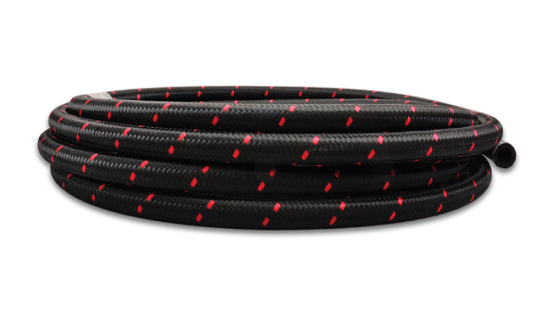 

Vibrant 11972R - VIB11972R - Vibrant -12 AN Two-Tone Black/Red Nylon Braided Flex Hose (10 foot roll) - Shipped in Europe - Tuningsupply.com
