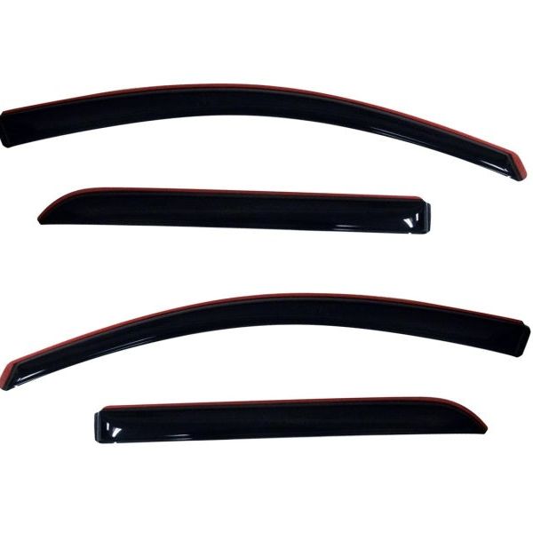 AVS 07-16 GMC Acadia Ventvisor In-Channel Front & Rear Window Deflectors 4pc - Smoke-tuningsupply.com