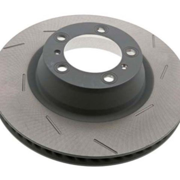 SHW 11-16 Porsche Panamera 4 3.6L w/o Ceramics Left Front Slotted Monobloc Brake Rotor (298615301B)