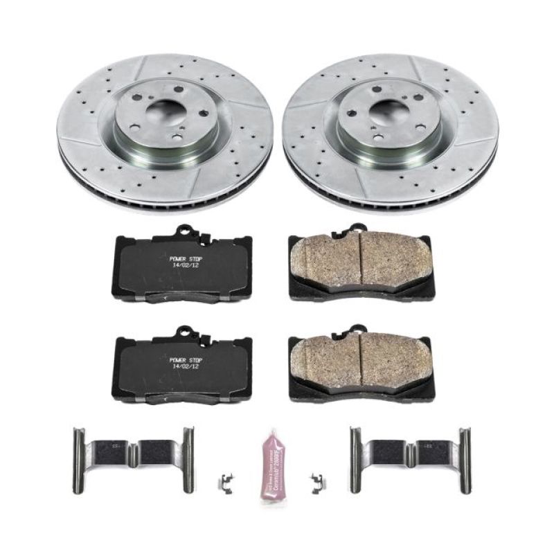 

PowerStop K6353 - PSBK6353 - Power Stop 16-17 Lexus GS200t Front Z23 Evolution Sport Brake Kit - Shipped in Europe - Tuningsupply.com
