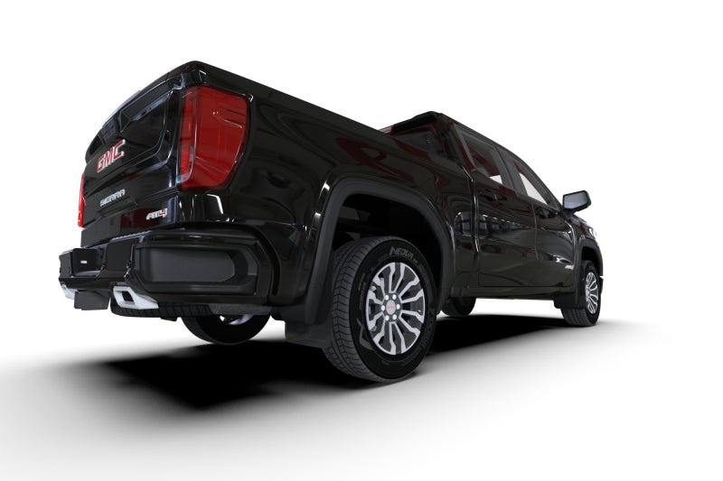 

Rally Armor MF100-UR-BLK-MBK - RALMF100-UR-BLK-MBK - Rally Armor 19-25 GMC Sierra 1500 AT4 Black UR Mud Flap w/ Metallic Black Logo - Shipped in Europe - Tuningsupply.com
