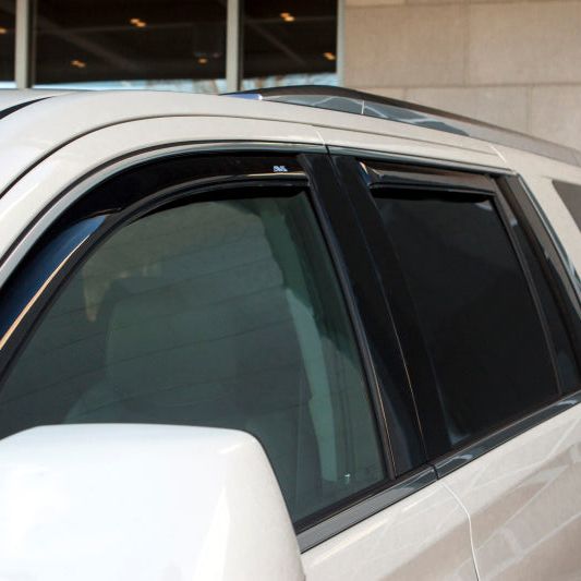 AVS 07-14 Cadillac Escalade Ventvisor In-Channel Front & Rear Window Deflectors 4pc - Smoke-tuningsupply.com